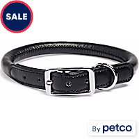 YOULY Faux Leather Dog Collar