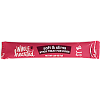 WholeHearted Grain Free Soft and Slim Bacon Recipe Dog Stick Treat