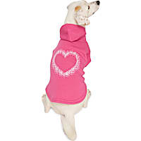 YOULY Pink Heart Pet Hoodie