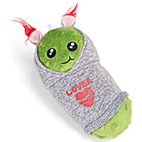 YOULY Valentine's Pickle Plush Dog Toy