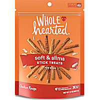 WholeHearted Grain Free Soft and Chewy Chicken Recipe Dog Treat Sticks
