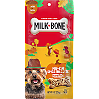 Milk-Bone Pup-kin Spice Biscuits Pumpkin Spice Artificially Flavored Dog Treats