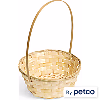 YOULY Easter Wicker Basket for Pet Parents
