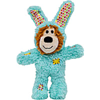 KONG Teal Spring Wild Knots Bunny Bear Dog Toy