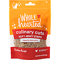 WholeHearted Chicken Recipe Soft Jerky Strips Treats for Cats