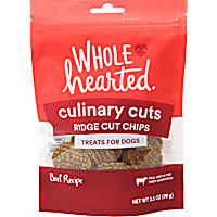 WholeHearted Beef Recipe Ridge Cut Chips Treats for Dogs