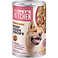 Your Pet's Kitchen  Made in The USA with Real Beef Hash Recipe Wet Dog Food