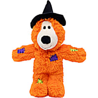 KONG Halloween Wild Knots Witch Bear Orange Dog Toy
