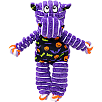 KONG Halloween Floppy Knots Hippo Purple Dog Toy