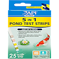 API 5 in 1 Pond Water Test Strips