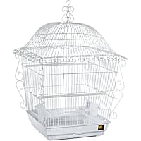 Prevue Pet Products Designer Scrollwork Series Jumbo Tiel Scrollwork Bird Cage in White