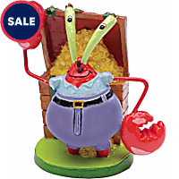 Penn Plax SpongeBob Mr. Krabs Aquarium Ornament