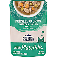 Natural Balance Platefulls Chicken & Pumpkin Formula in Gravy Adult Wet Cat Food