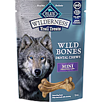 Blue Buffalo Wilderness Wild Bones Grain-Free Mini Dental Chews Dog Treats