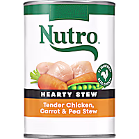 Nutro Cuts in Gravy Tender Chicken, Carrot & Pea Hearty Stew Adult Canned Wet Dog Food