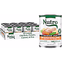 Nutro Premium Loaf Adult Natural Grain Free Slow Cooked Chicken, Potato, Carrot & Pea Recipe Wet Dog Food