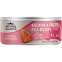 Natural Balance Limited Ingredient Adult Grain-Free Wet Canned Cat Food Salmon & Green Pea Recipe