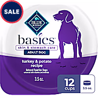 Blue Buffalo Basics Grain-Free, Turkey, Small Breed Adult Wet Dog Food