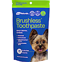 Ark Naturals Brushless Tooth Paste Chews for Mini Dogs