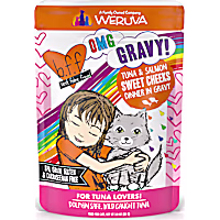 B.F.F. OMG Sweet Cheeks Tuna & Salmon Dinner in Gravy Wet Cat Food