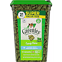 Greenies Feline Catnip Flavor Adult Natural Dental Cat Treats