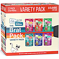Cats in the Kitchen Slide 'n Serve Pate The Brat Pack Variety Pack Wet Cat Food