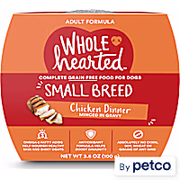 WholeHearted Grain Free Small Breed Chicken Dinner Adult Wet Dog Food