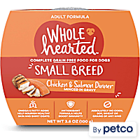 WholeHearted Grain Free Small Breed Chicken and Salmon Dinner Adult Wet Dog Food