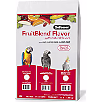 ZuPreem FruitBlend Flavors Bird Food for Large to XLarge Birds
