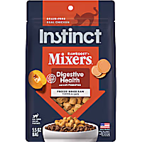 Instinct Freeze Dried Raw Boost Mixers Grain Free Digestive Health Recipe All Natural Cat Food Topper