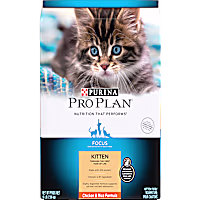 Purina Pro Plan with Probiotics, High Protein, Chicken & Rice Formula Dry Kitten Food
