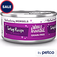 WholeHearted All Life Stages Grain-Free Turkey Recipe Morsels in Gravy Wet Cat Food