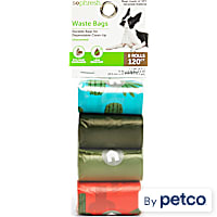 So Phresh Multicolor Cactus-Print Unscented Dog Waste Bags