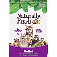Naturally Fresh Pellet Formula Unscented Non-clumping Walnut Cat Litter