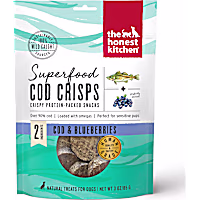 The Honest Kitchen Superfood Cod Crisps: Cod & Blueberry Dog Treats