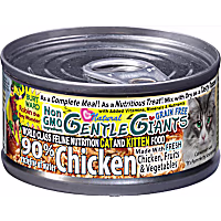 Gentle Giants Natural Non GMO Chicken Cat and Kitten Can Food