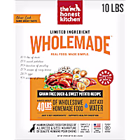 The Honest Kitchen Wholemade Limited Ingredient Duck & Sweet Potato Dog Food