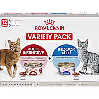 Royal Canin Feline Health Nutrition Indoor Adult & Adult Instinctive Wet Cat Food Variety Pack
