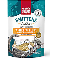 The Honest Kitchen Smittens Bites Simply Dehydrated White Fish Recipe Natural Treats for Cats