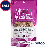 WholeHearted Turkey Liver Freeze-Dried Cat Treats