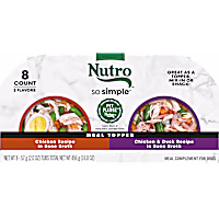 Nutro So Simple Chicken and Chicken & Duck Recipes Wet Dog Food Variety Pack