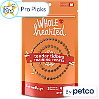 WholeHearted Grain-Free Tender Tidbits Chicken Recipe Dog Training Treats