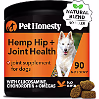 Pet Honesty Hemp Hip + Joint Health Soft Duck Chews for Dogs