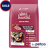 WholeHearted Grain Free Pork, Beef & Lamb Recipe Dry Dog Food