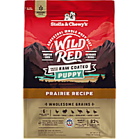 Stella & Chewy's Wild Red Raw Coated High Protein Wholesome Grains Puppy Prairie Recipe Dry Dog Food