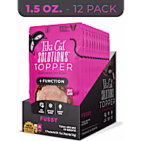 Tiki Cat Solutions Topper, Fussy, Tuna Recipe in Broth for Cats