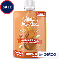 WholeHearted Loveable Lickables Peanut Butter Dog Treats