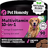 Pet Honesty 10 in 1 Multivitamins Peanut Butter Flavor for Dogs