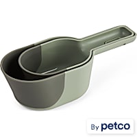 Reddy Green 2-Piece Flexible Scoop Set for Dogs