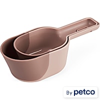 Reddy Pink 2-Piece Flexible Scoop Set for Dogs